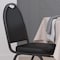 Flash Furniture Black Vinyl Stack Chair with Black Metal Frame, 4PK 4-NG-ZG10006-BK-BK-GG - alternate 9